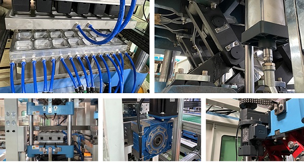Working Flow Of TTF-700A Three Station Plastic Theremoforming Machine