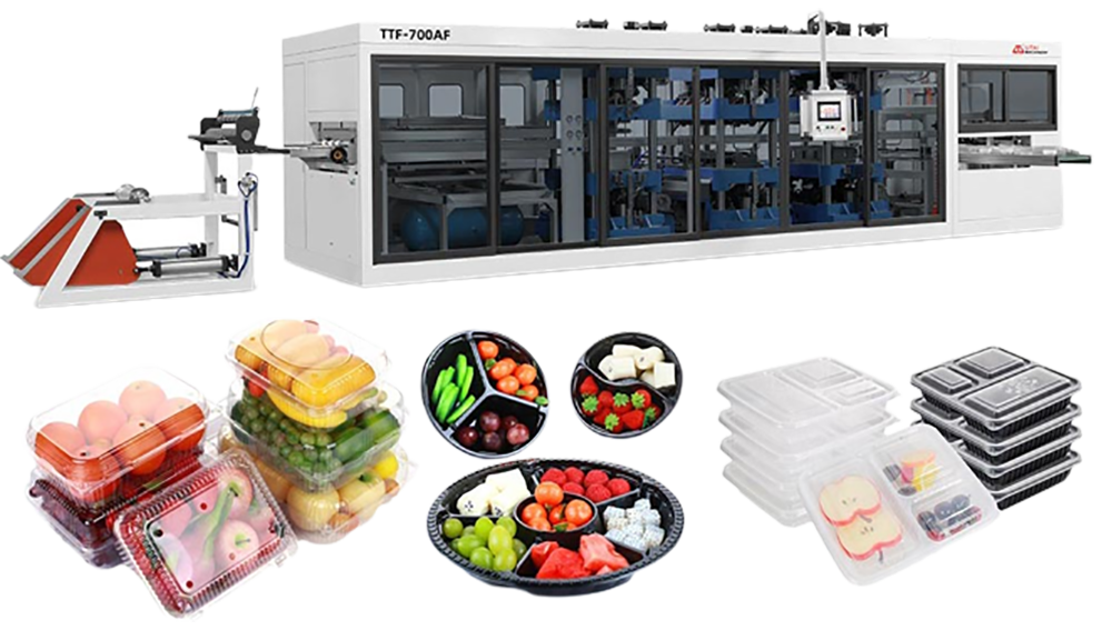 Automatic thermoforming machine supply