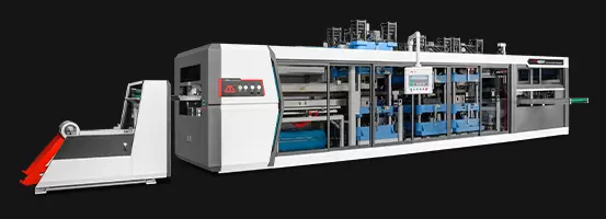 Four-Station Plastic Thermoforming Machine